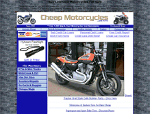 Tablet Screenshot of cheapmotorcycles.xr77.com